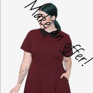 Hot topic, Burgundy Dress
